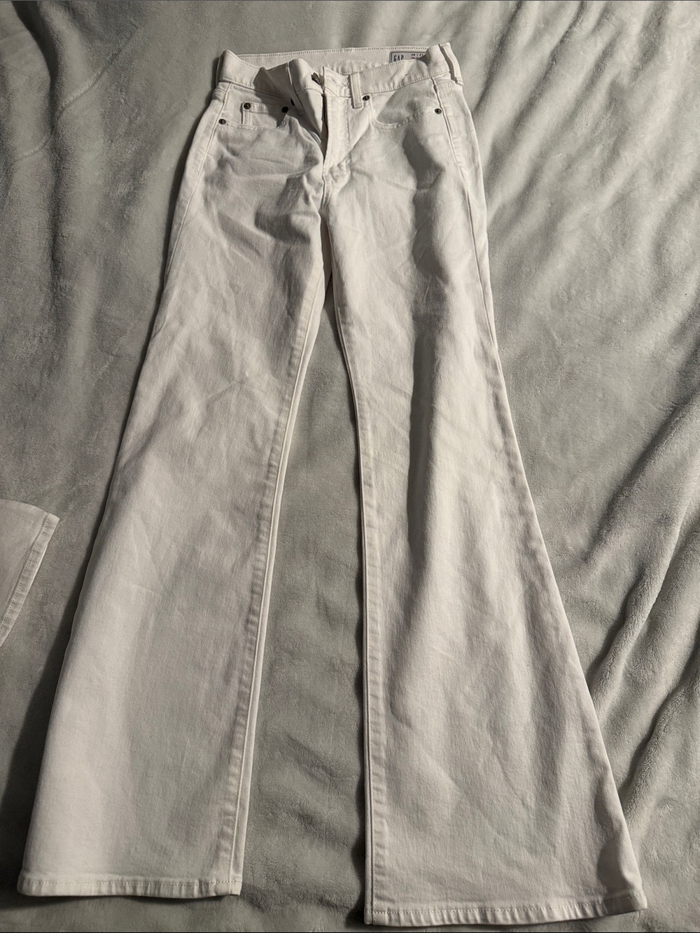 White Flare Jeans